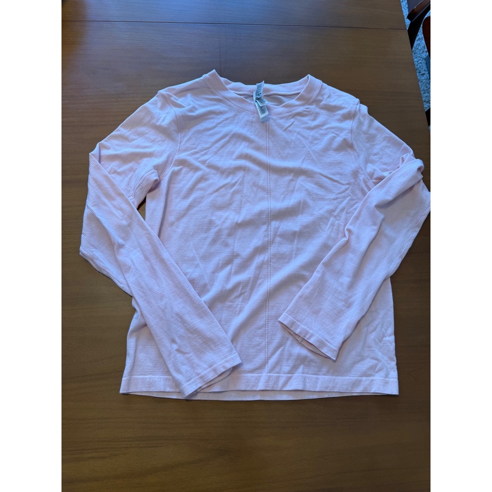 Athleta Long Sleeve Top Womens Pink Activewear Running Athletic‎ Shirt NWOTp